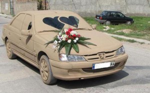 عجیب ترین ماشین عروسی
